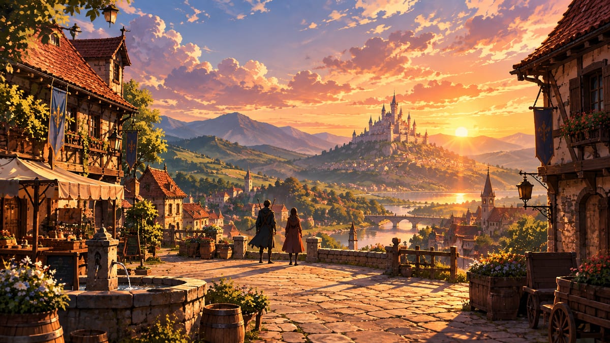 Escena de Trails in the Sky 2nd Chapter con los protagonistas explorando el reino de Liberl